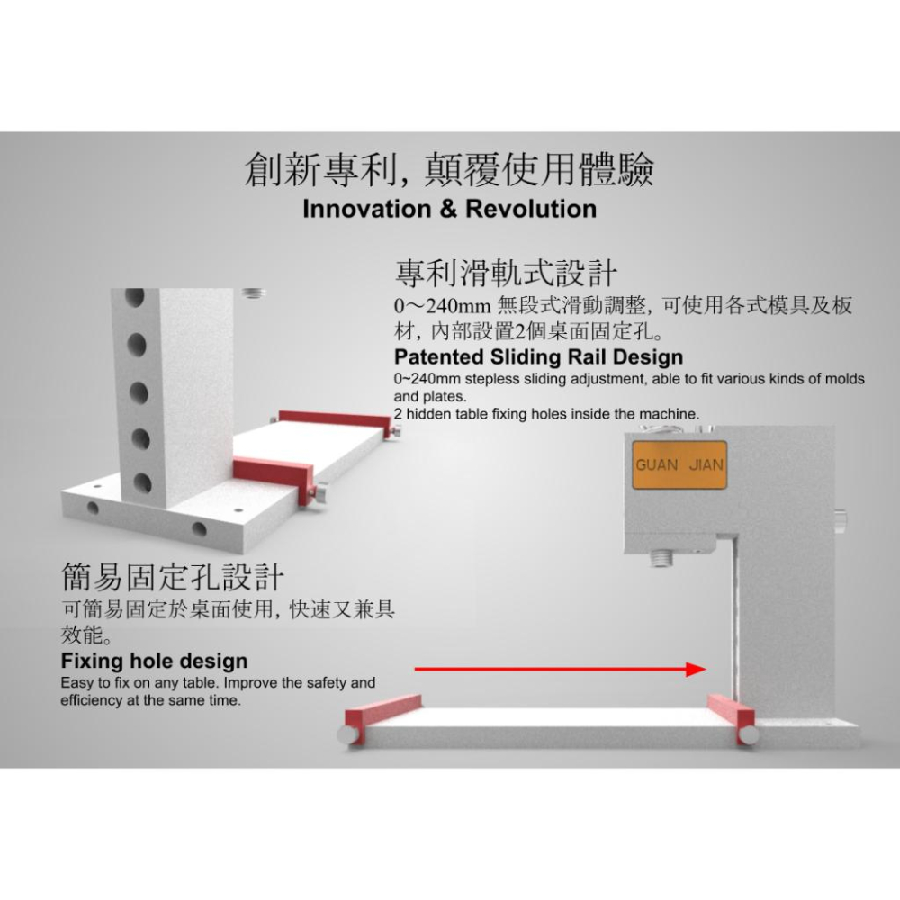 MT3 ZERO 專利模組化超級 手壓台 手壓床 手壓機 衝壓機 加壓機 壓力機 手啤機 壓斬機 壓扣機 模切機 沖床-細節圖5