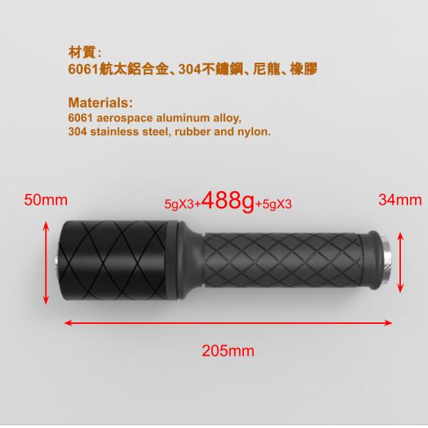 配重式皮槌~MH模組化手把系統 皮槌 木槌 膠槌 銅槌-細節圖3