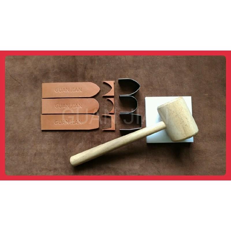 GUAN JIAN原創設計皮帶尾銳利刀模（18件組)大量現貨可單購刀模 沖壓刀模皮革紙板布料手作-細節圖3