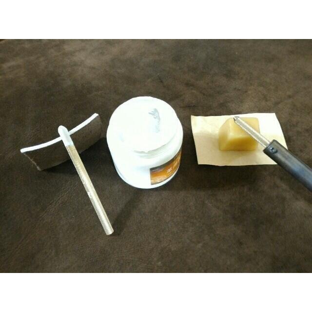 [GUAN JIAN專業用:皮邊處理棒]多功能邊油筆 邊油 封蠟 一組兩支-細節圖4