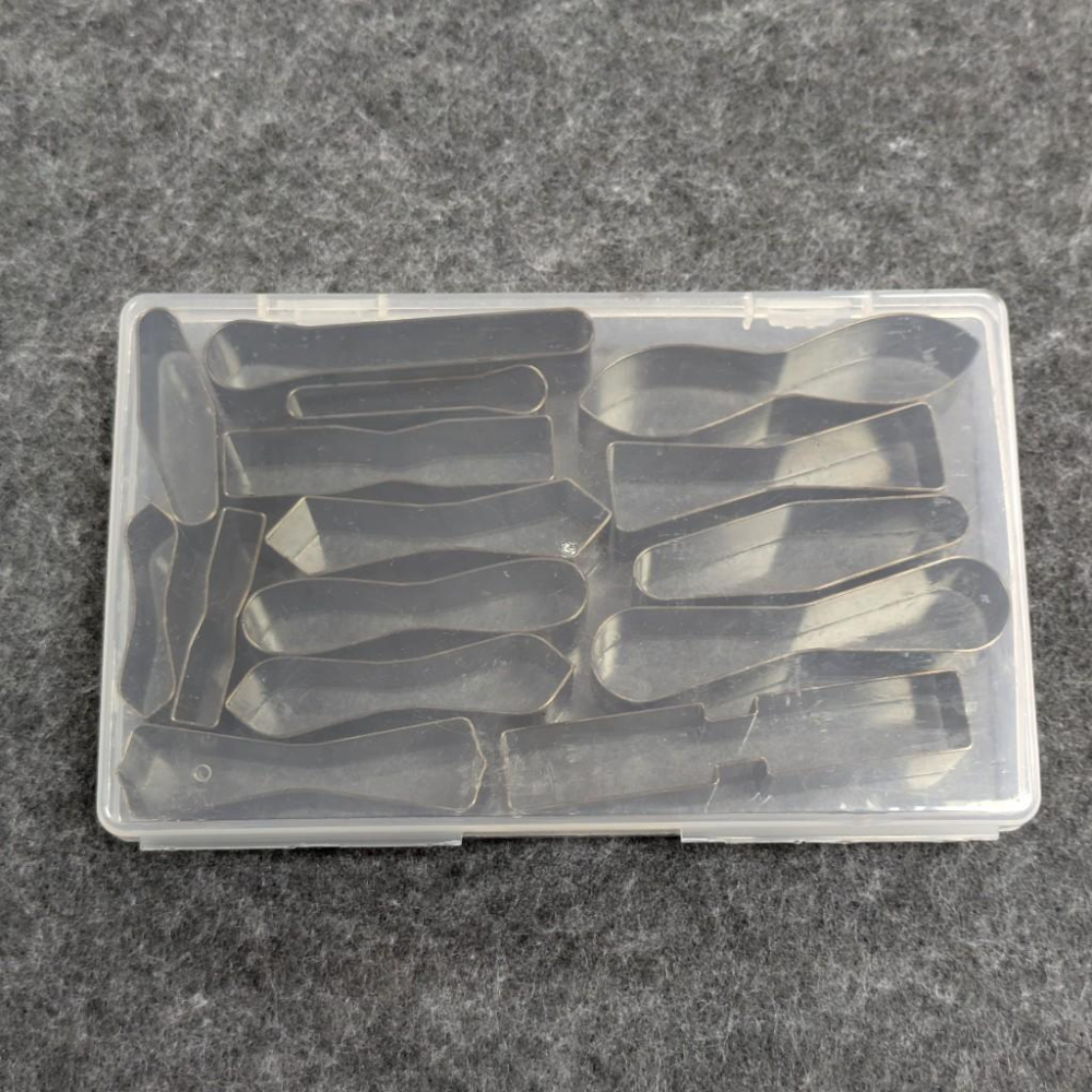 拉鍊片刀模（15件組）大量現貨可單購刀模 沖壓刀模皮革紙板布料手作-細節圖5