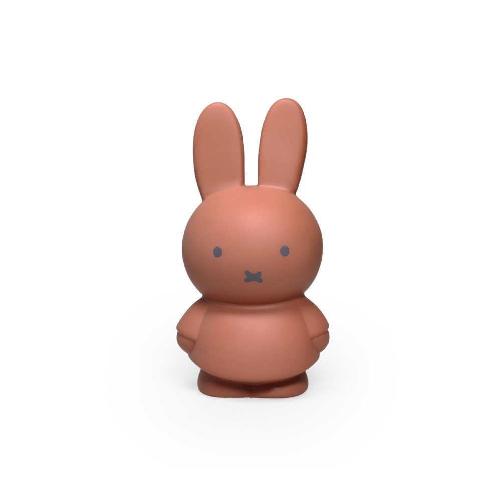 Miffy 米菲兔莫蘭迪色系款公仔存錢筒-小號 紅棕色-細節圖4