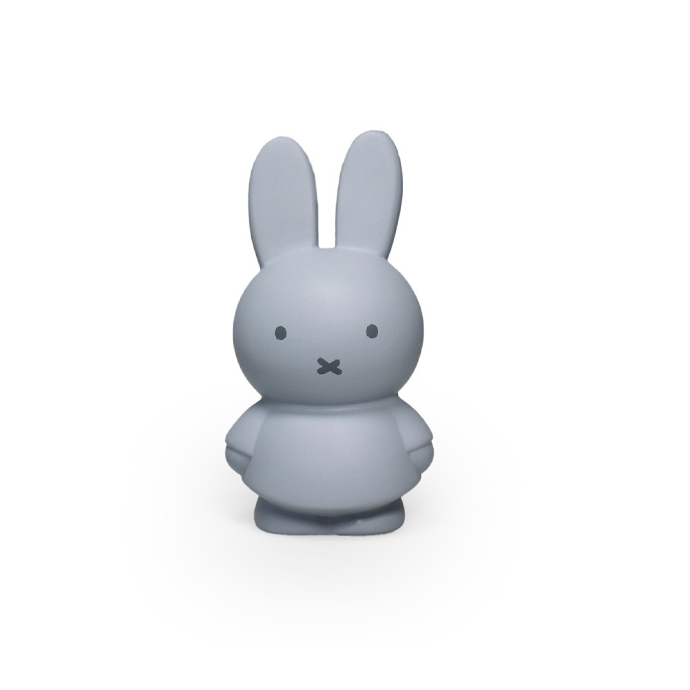 Miffy 米菲兔莫蘭迪色系款公仔存錢筒-小號 灰藍色-細節圖4