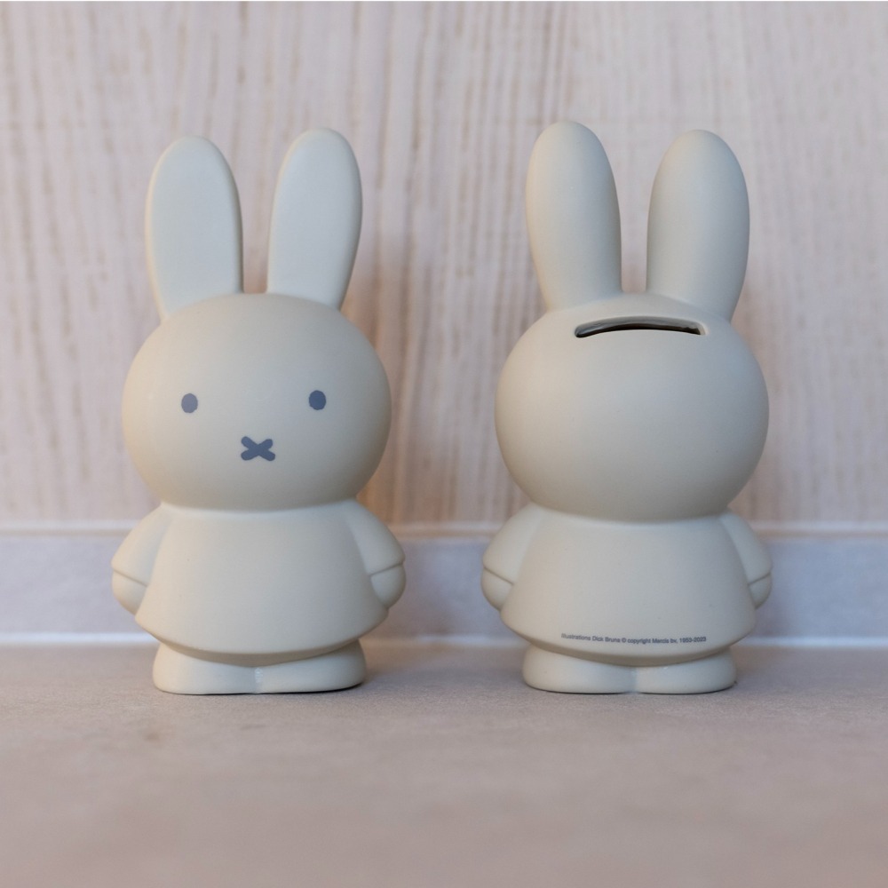 Miffy 米菲兔莫蘭迪色系款公仔存錢筒-小號 大地色-細節圖2