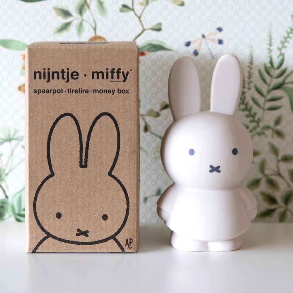 Miffy 米菲兔莫蘭迪色系款公仔存錢筒-中號 大地色-細節圖3