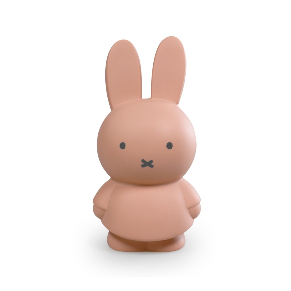 Miffy 米菲兔莫蘭迪色系款公仔存錢筒-中號 淺粉色-細節圖5