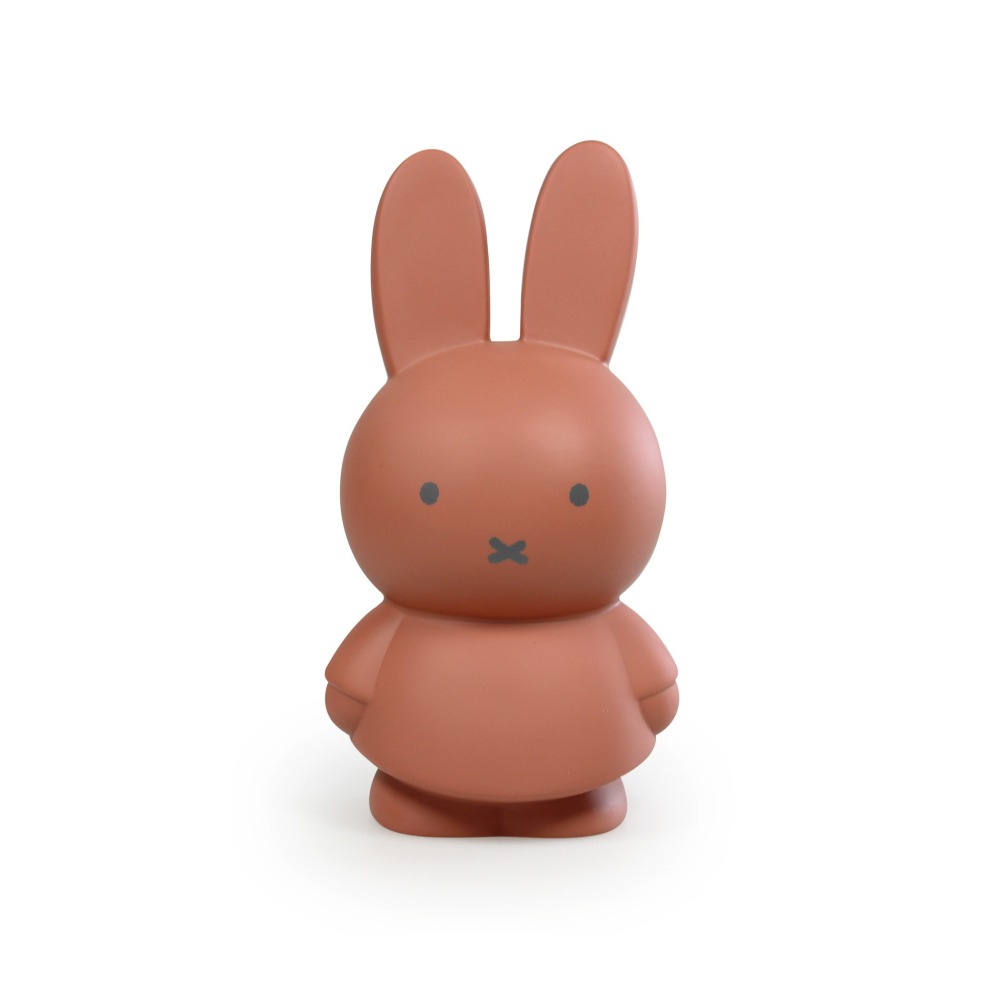 Miffy 米菲兔莫蘭迪色系款公仔存錢筒-中號 紅棕色-細節圖5