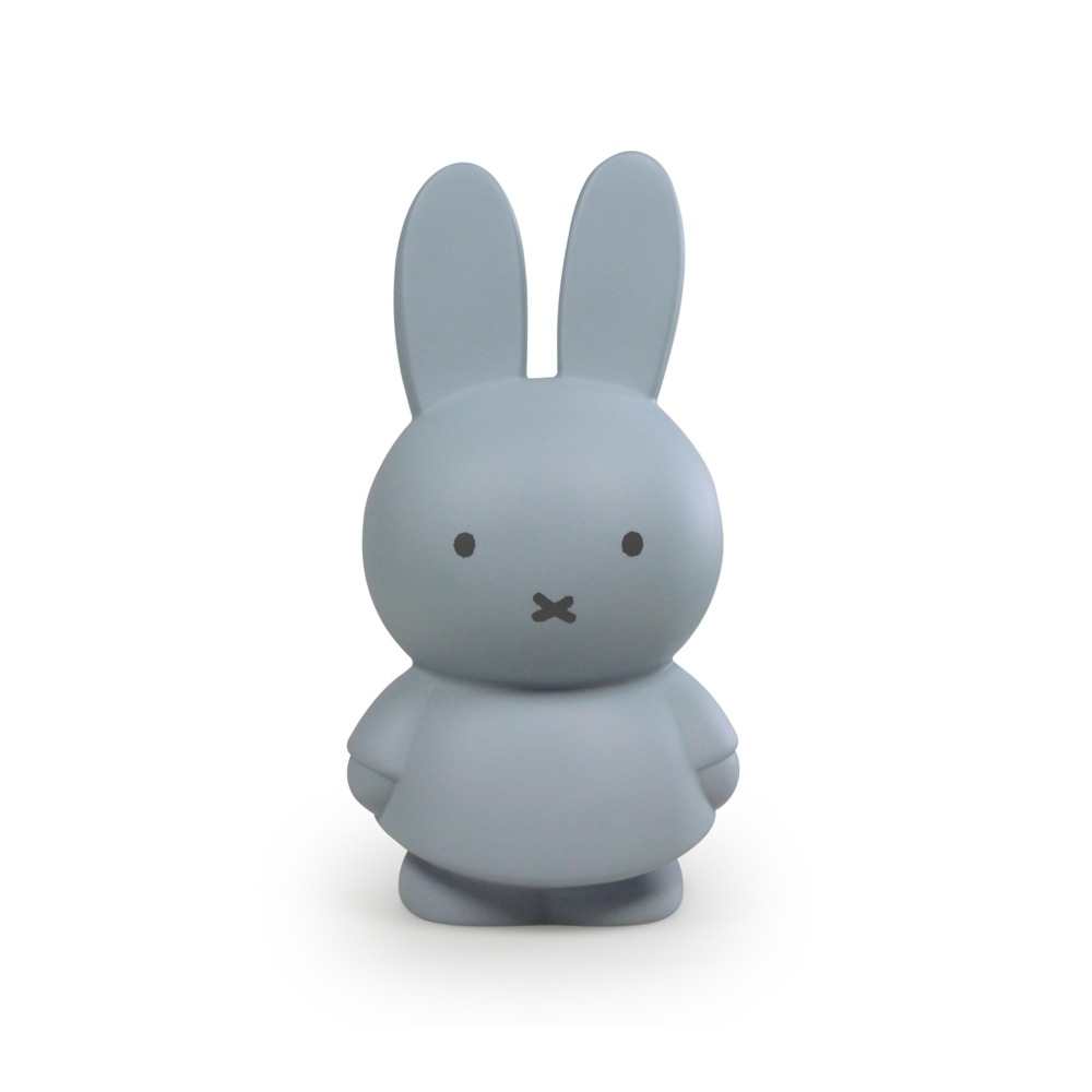 Miffy 米菲兔莫蘭迪色系款公仔存錢筒-中號 灰藍色-細節圖4