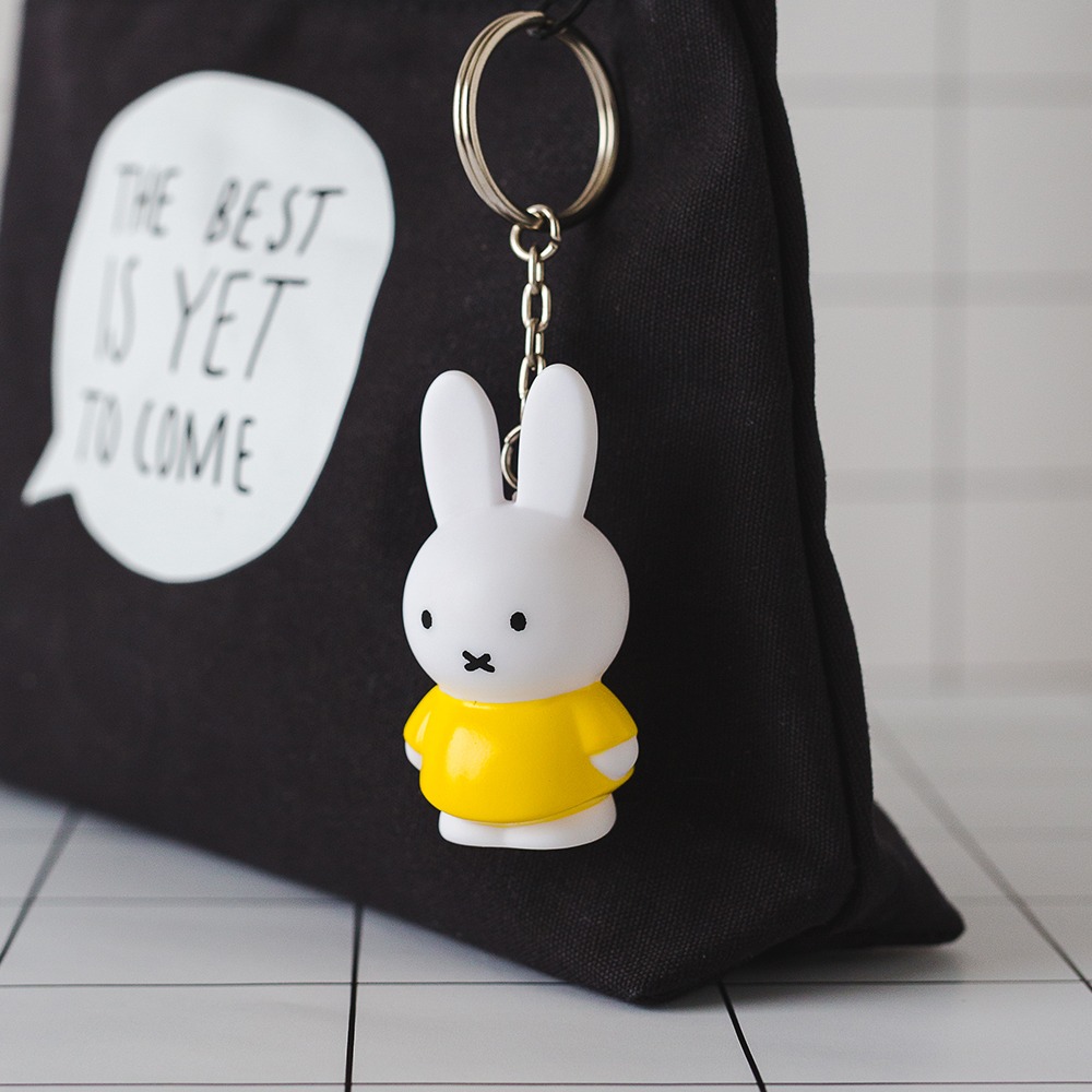 Miffy 米菲兔經典款公仔鑰匙圈吊飾 多色任選-細節圖3