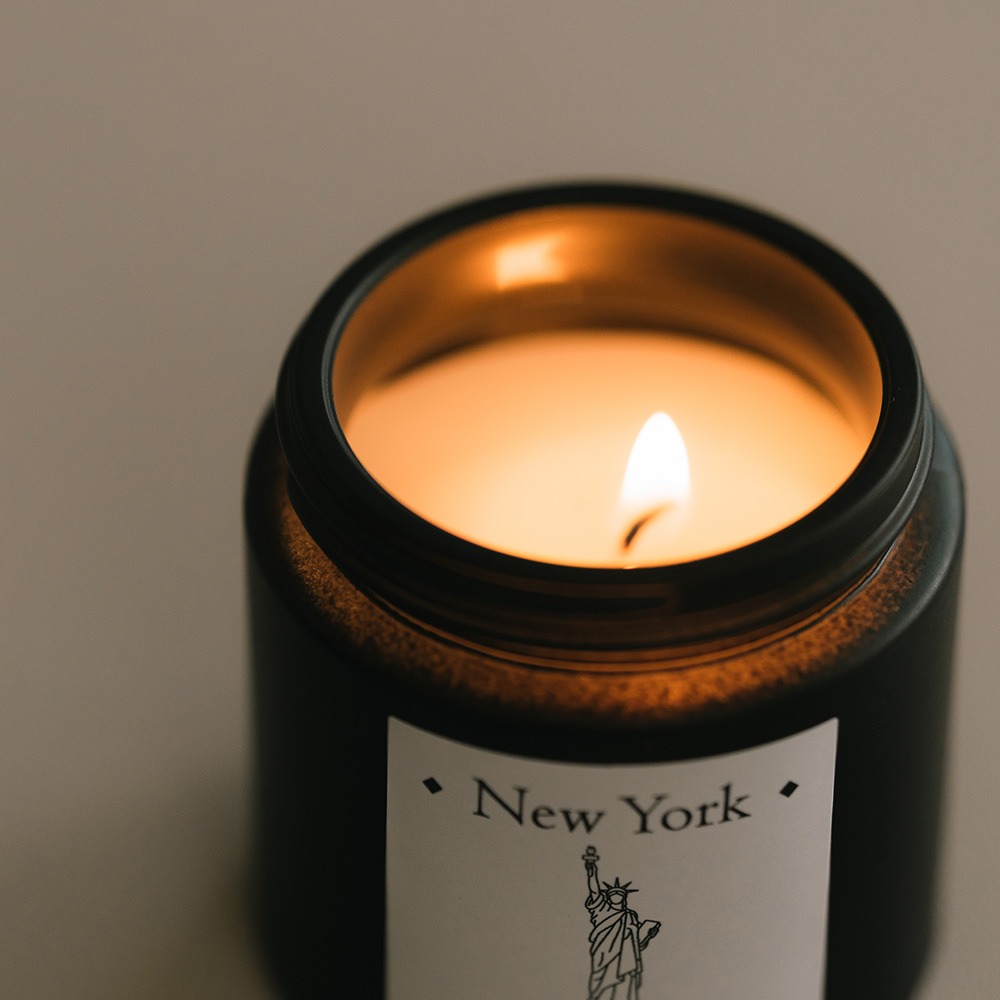 【NY LAB 紐約實驗室】城市限定霧質感手工香氛蠟燭 - 紐約檀香 3.5oz-細節圖2