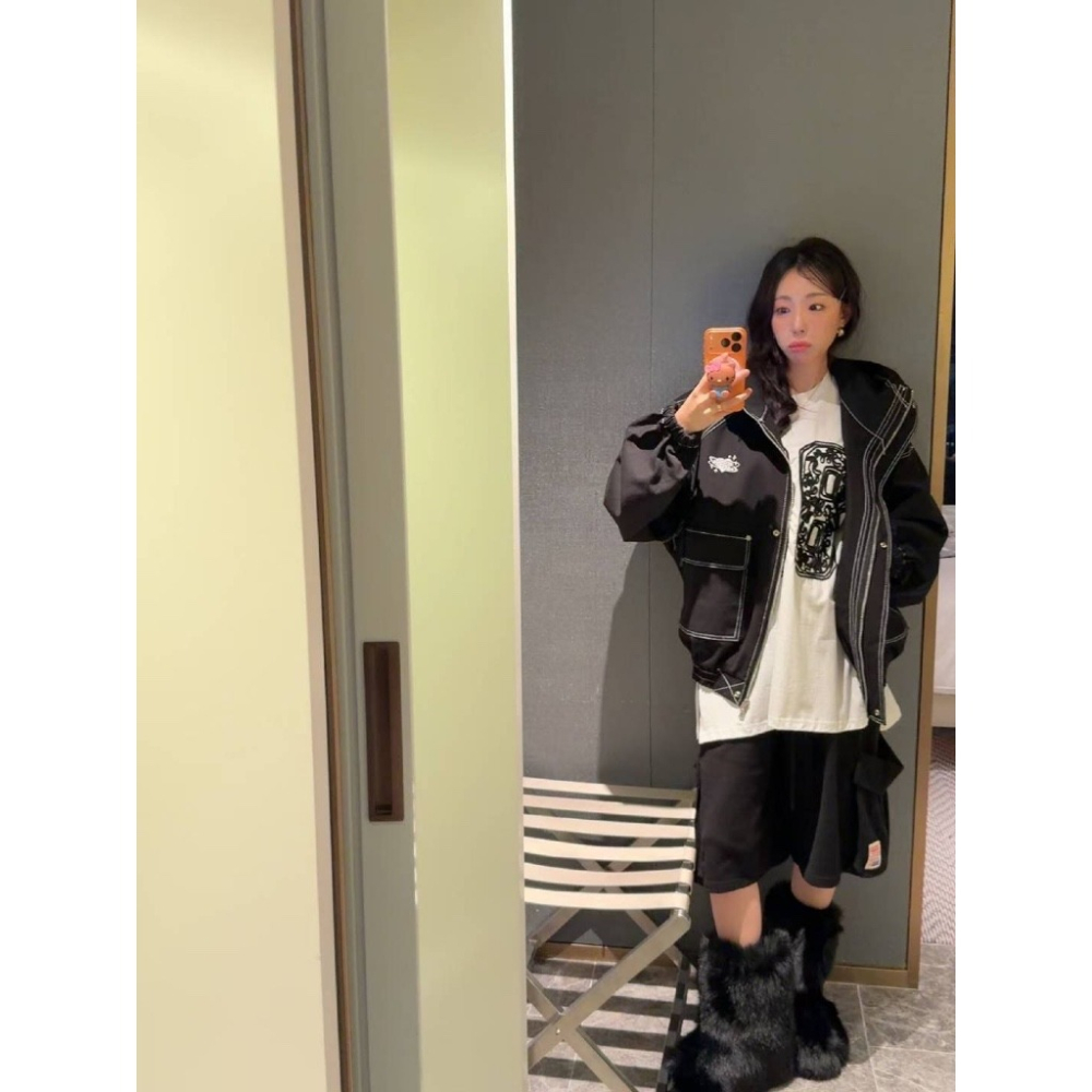 【유나】正韓連線KQ01301117-正韓🇰🇷設計款外套-細節圖2