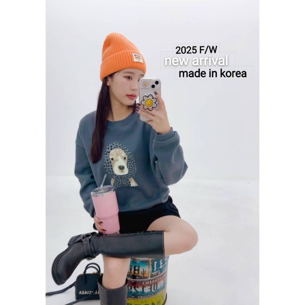 【유나】正韓連線KQ00881201-正韓🇰🇷微笑家GD大學T-規格圖6