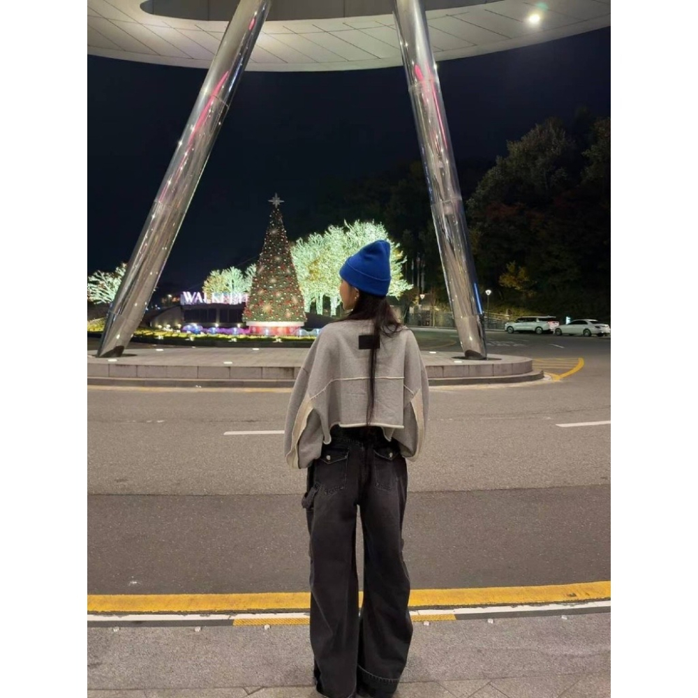 【유나】正韓連線KQ01301117-設計款好搭個性長褲-細節圖2