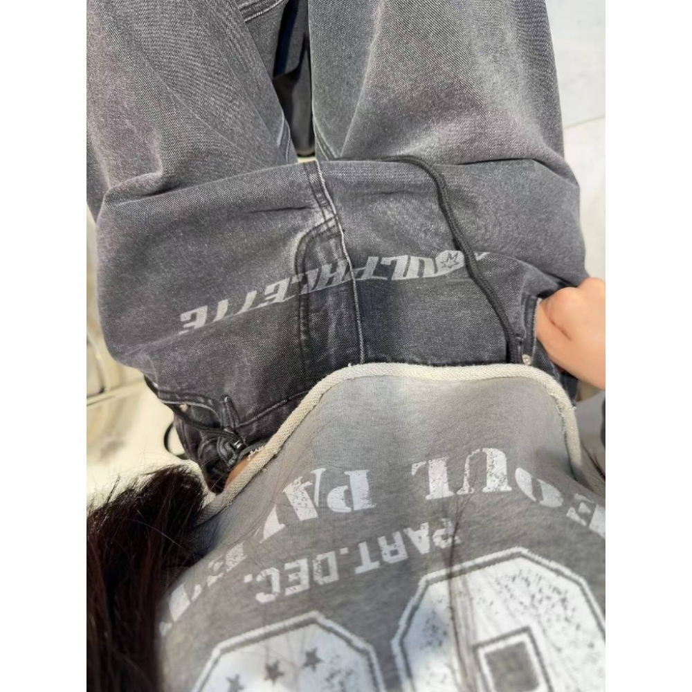 【유나】正韓連線KQ01301117-設計款好搭個性長褲-細節圖7