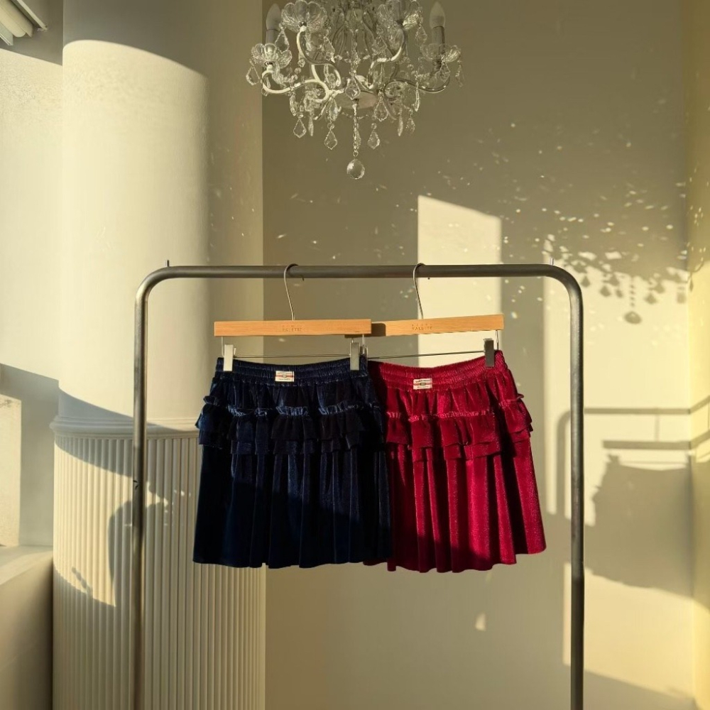 【유나】正韓連線KQ01300106-正韓🇰🇷設計款蛋糕裙（內有安全褲設計）-細節圖4