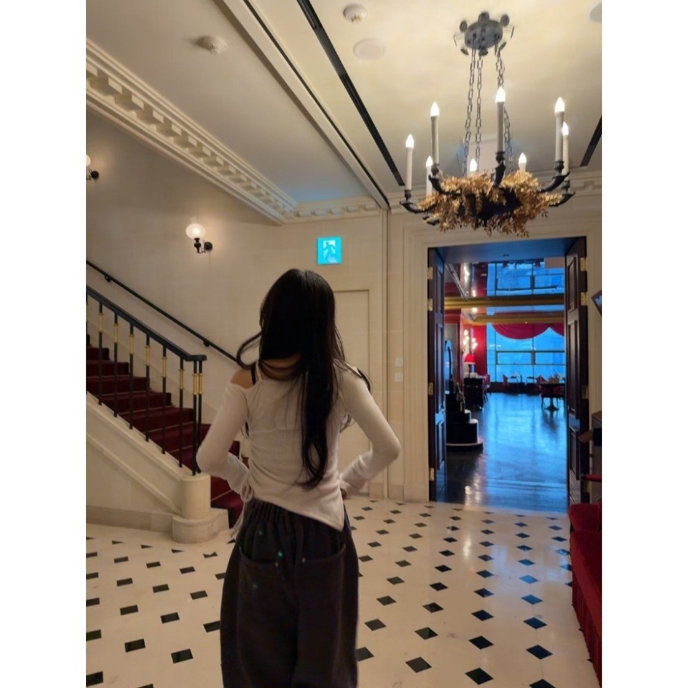 【유나】正韓連線KQ01030106-正韓🇰🇷太妍家設計款上衣-細節圖3