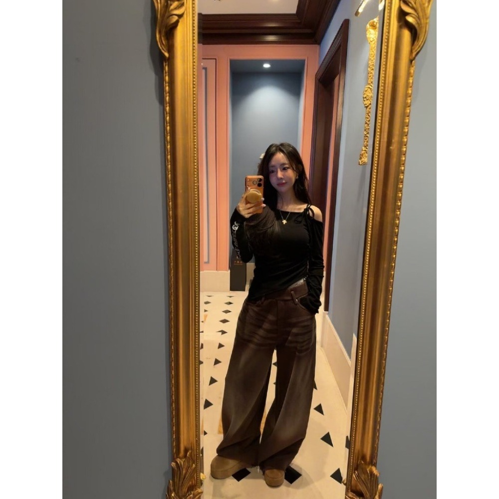 【유나】正韓連線KQ01030106-正韓🇰🇷太妍家設計款上衣-細節圖6