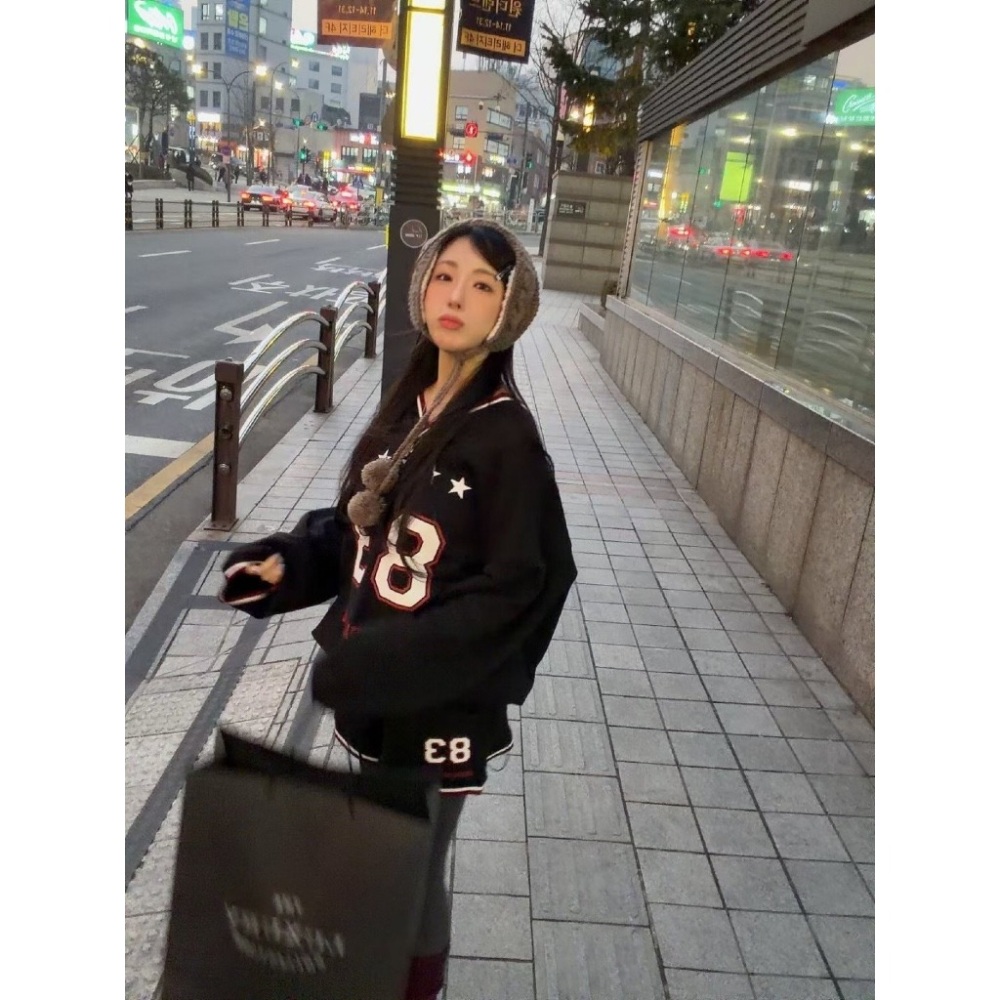 【유나】正韓連線KQ01300106-正韓🇰🇷數字休閒套裝-細節圖5