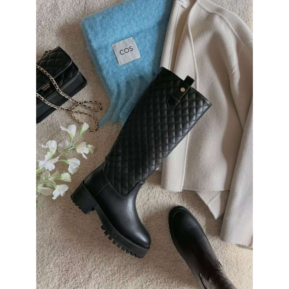 【유나】正韓連線KQ00791002-人氣款中筒靴-細節圖6