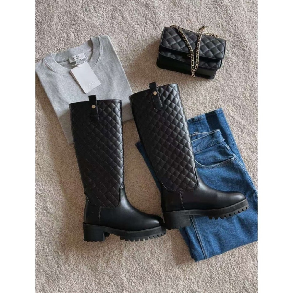 【유나】正韓連線KQ00791002-人氣款中筒靴-細節圖3