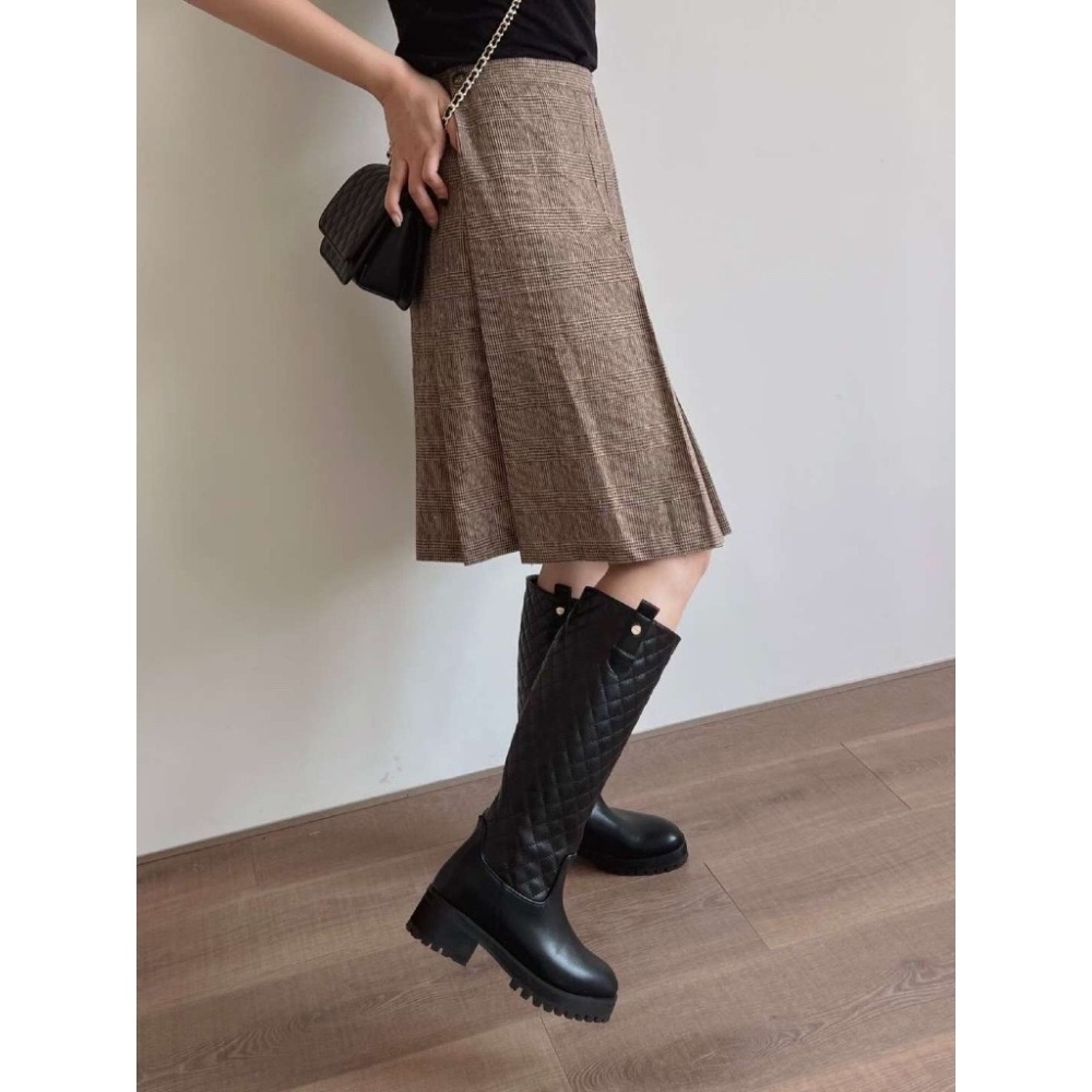 【유나】正韓連線KQ00791002-人氣款中筒靴-細節圖4