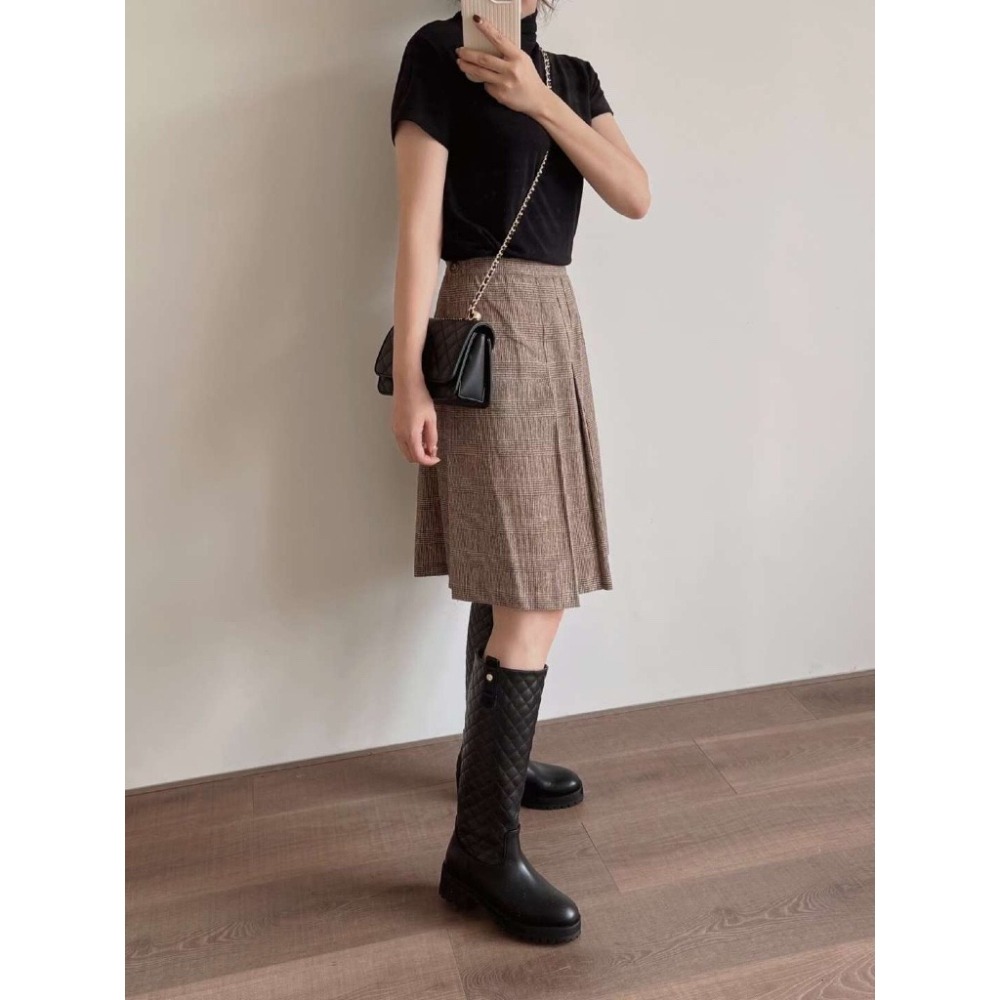 【유나】正韓連線KQ00791002-人氣款中筒靴-細節圖5