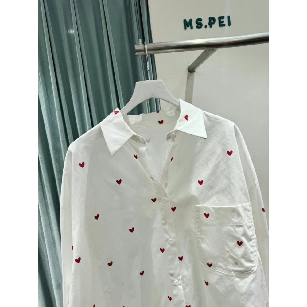 【KQ】正韓連線KQ10202-❤️襯衫-細節圖3