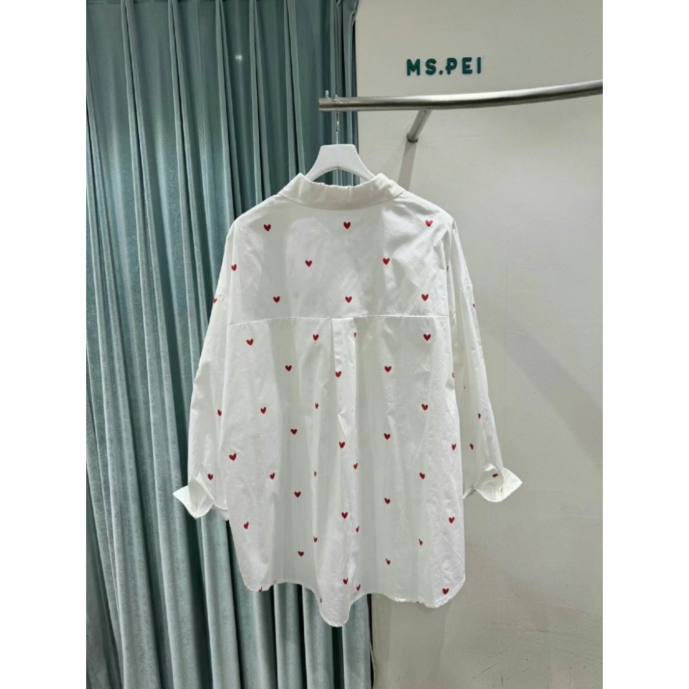 【KQ】正韓連線KQ10202-❤️襯衫-細節圖4