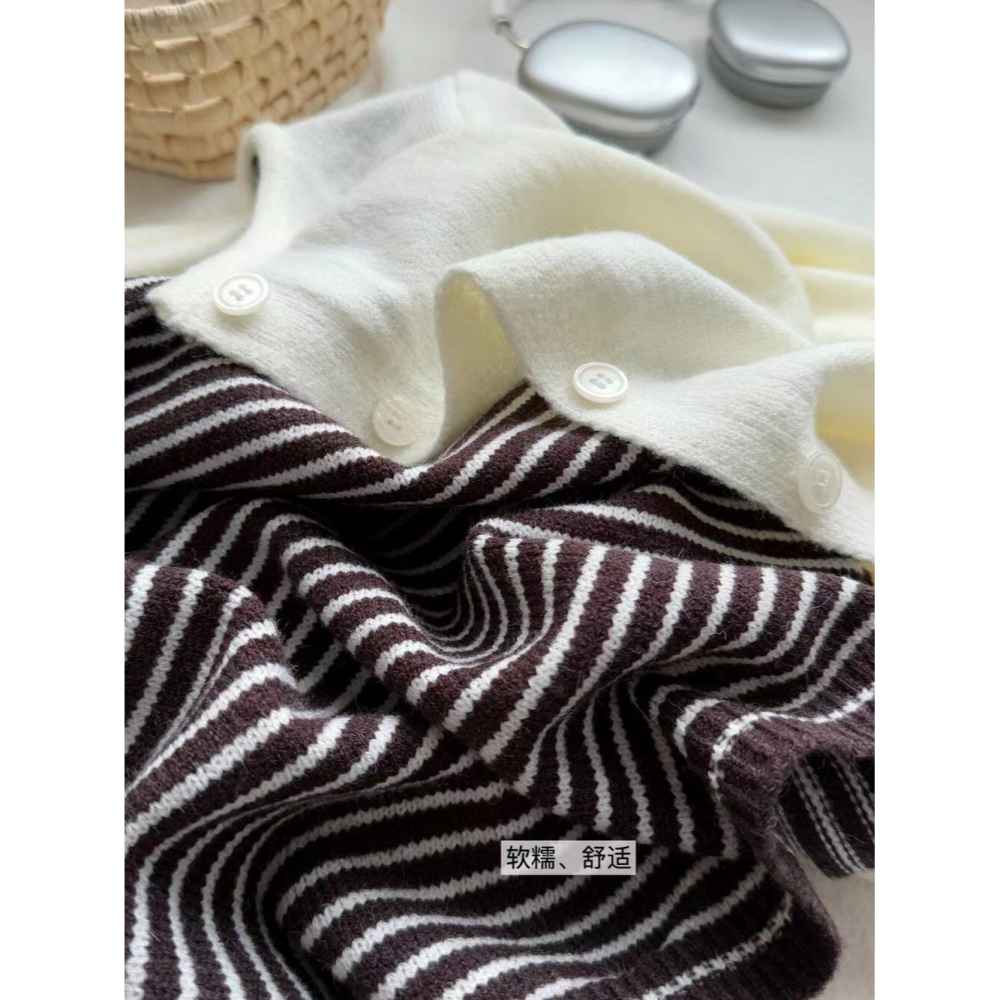 【유나】平價區CA00010316-日常懶人假兩件針織衫-細節圖7