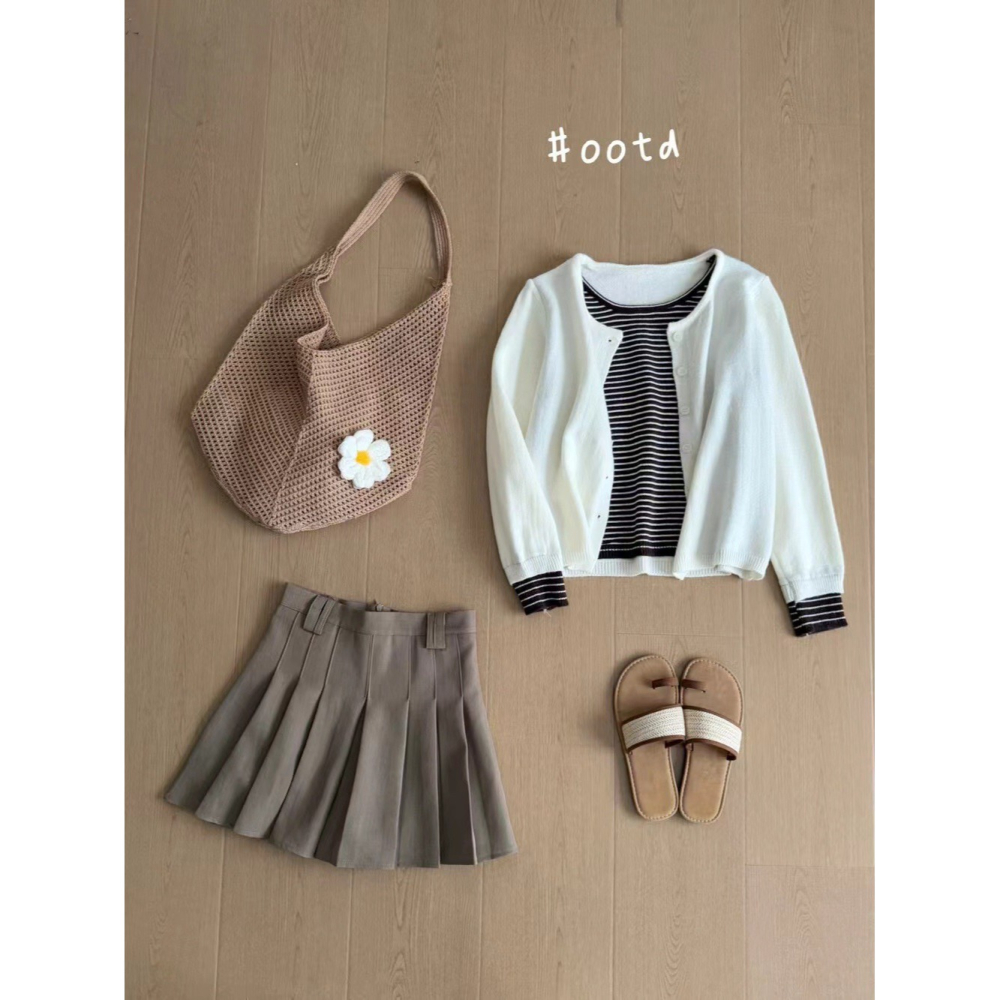 【유나】平價區CA00010316-日常懶人假兩件針織衫-細節圖8