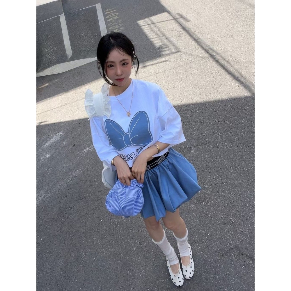 【유나】正韓連線🇰🇷KQ0130-正韓太妍어니-可愛風蝴蝶休閒套裝-細節圖5