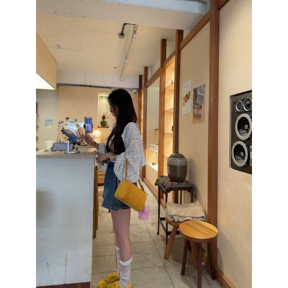 【유나】正韓連線🇰🇷KQ0130-正韓太妍어니家碎花小外套-細節圖7