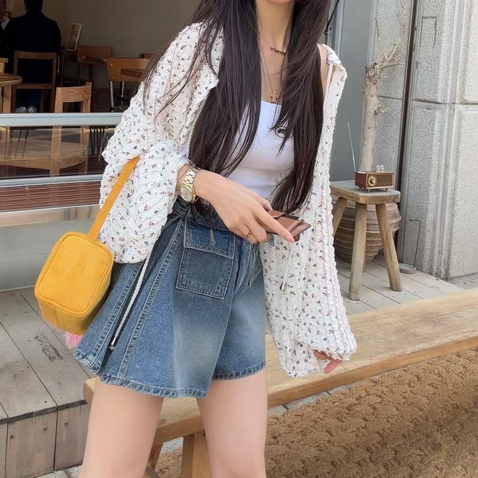 【유나】正韓連線🇰🇷KQ0130-正韓太妍어니家碎花小外套-細節圖8
