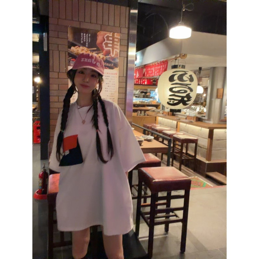 【유나】正韓連線KQ0130505-正韓🇰🇷太妍어니家設計款長版上衣-細節圖3