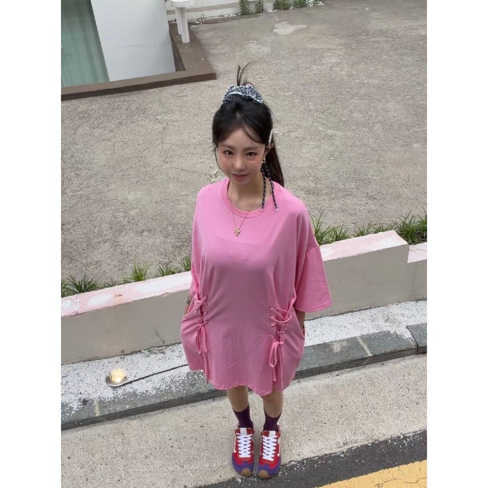 【유나】正韓連線🇰🇷太妍歐膩家KQ01300605-設計款綁帶洋裝-細節圖4