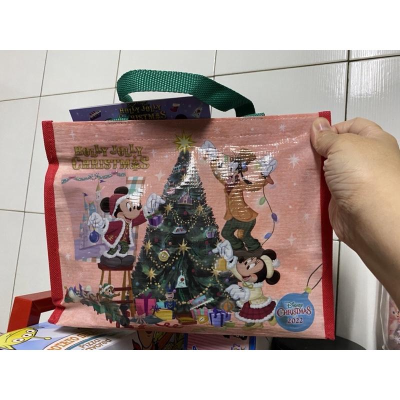泡菜拉麵代購（原價699，不介意過期再下標，有便宜了）東京迪士尼樂園-22年聖誕節巧克力棒餅乾+小提袋-細節圖2