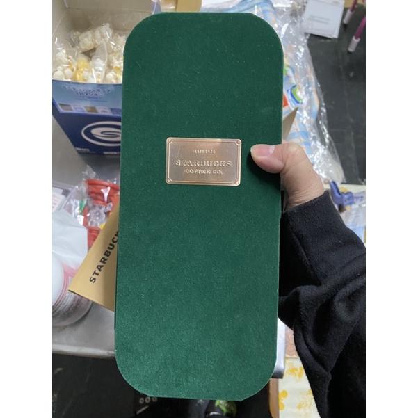 泡菜拉麵代購 上海/大陸星巴克starbucks 膳魔師綠色經典保溫瓶+束口袋+盒子-細節圖2