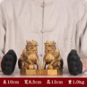(騰翔風水用品) 財富麒麟擺件 台灣現貨 八卦財福騏麟 純銅八卦麒麟 平安 吉祥 風水用品-規格圖8