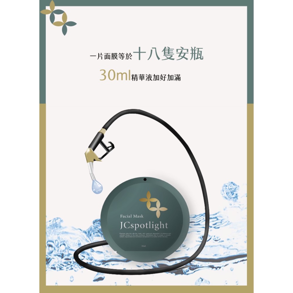 ❤️愛紗推薦❤️『JCspotlight聚光燈』 面膜 1片-細節圖6