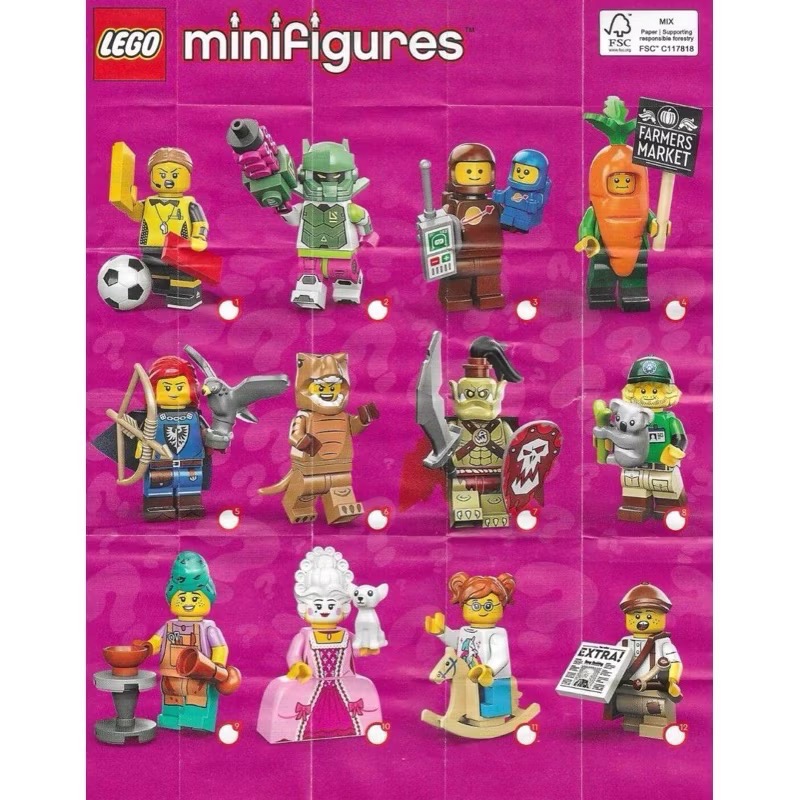 樂高 LEGO 71037 LEGO Minifigures Series 24 代 人偶包（不含太空人+暴龍人）-細節圖2