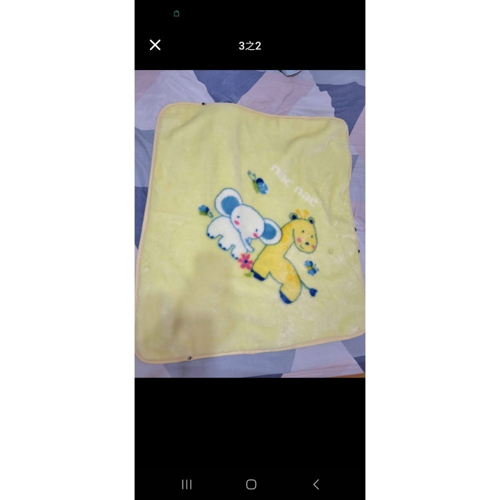 麗嬰房帽毯近全新-細節圖2