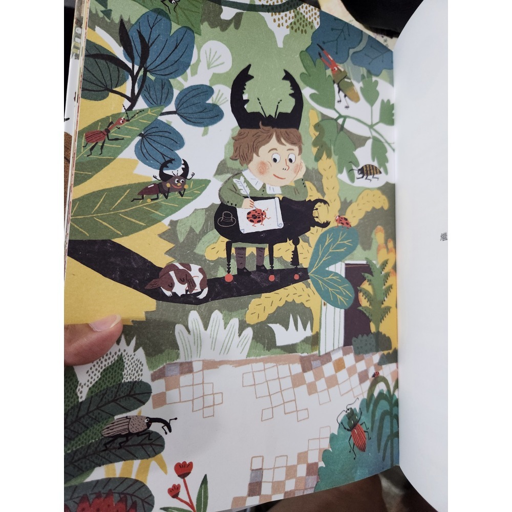 全新-亞斯的國王新衣精裝書280元 售180元，iopenmall可使用免運券，711取貨付款。YT有動畫可看 昆蟲-細節圖3