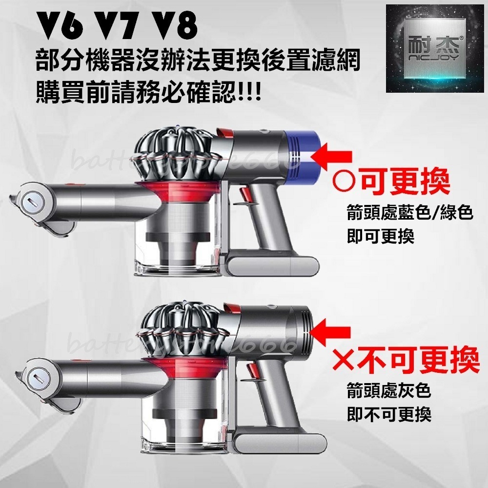 現貨dyson吸塵器 濾網 濾芯 HEPA後置濾網 配件 V6 V7 V8 V10 V11 SV18 V12 V15戴森-細節圖2