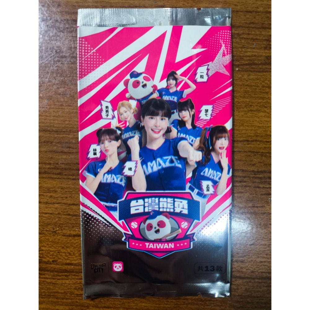 啦啦隊女孩精裝透卡 CT AMAZE 熊貓 透卡 盲包 啦啦隊 經典賽 中華隊 林襄 峮峮 瑟七 一粒 孟潔 台灣熊勇-規格圖3