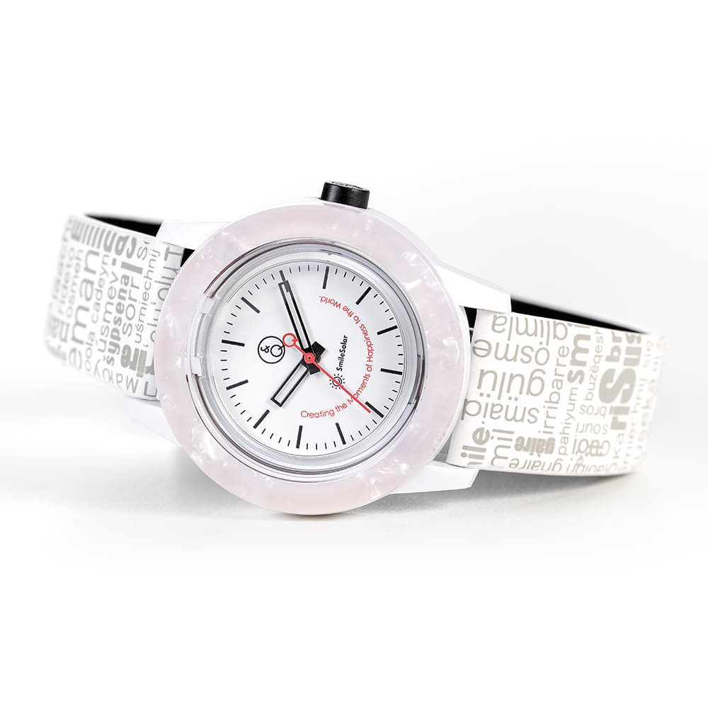 Quest Quality SmileSolar 巴賽爾系列太陽能手錶-鋯石白-細節圖3