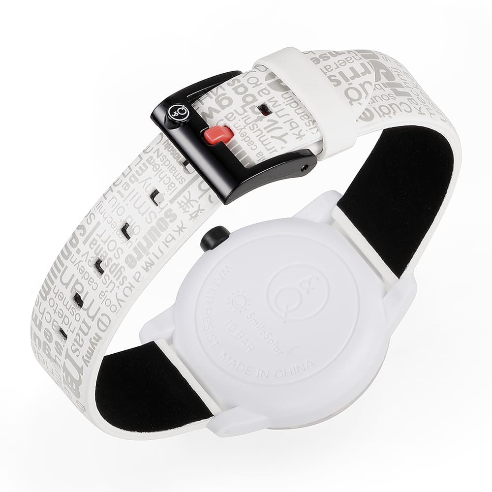 Quest Quality SmileSolar 巴賽爾系列太陽能手錶-鋯石白-細節圖4