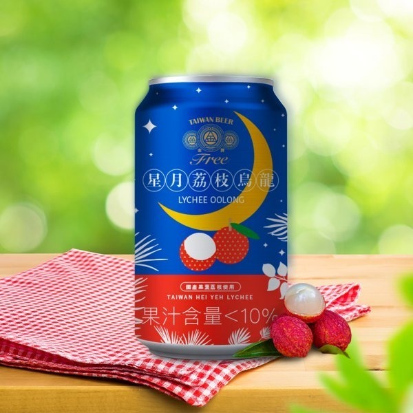 台酒啤酒風味飲料-星月荔枝烏龍330MLx1箱-細節圖2