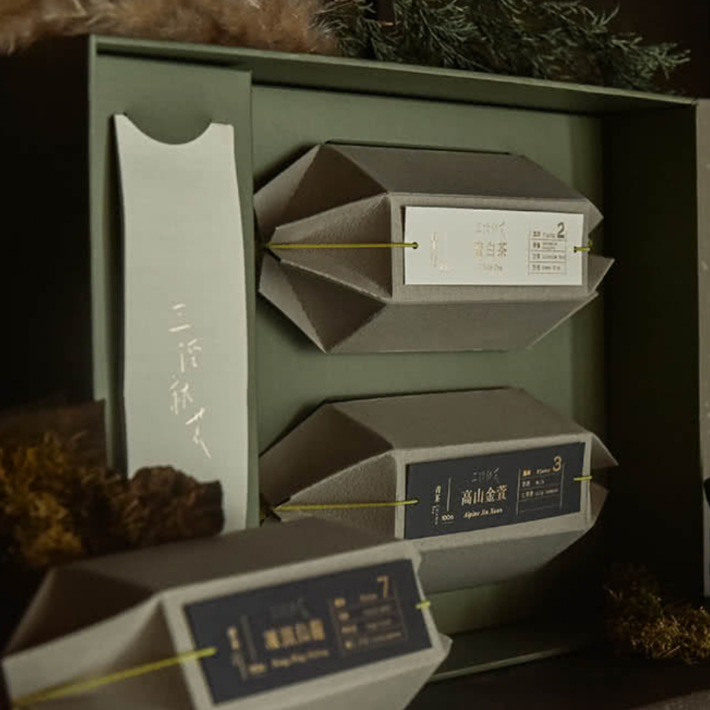 【三徑就荒】蜜白茶＋高山金萱禮盒組(超商取貨限購2盒)-細節圖2