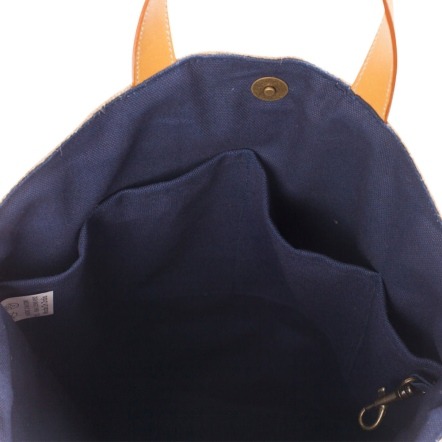 英倫騎士潮麻包（天然色）-細節圖3