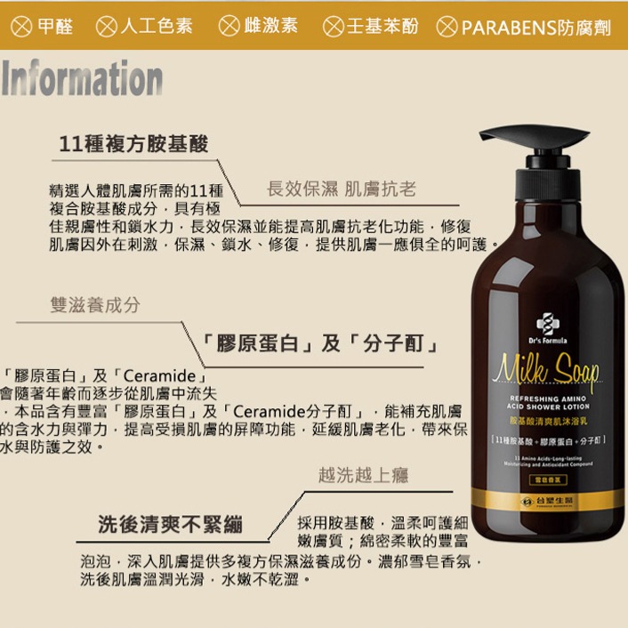 【台塑生醫】Dr’s Formula洗髮沐浴組-細節圖4